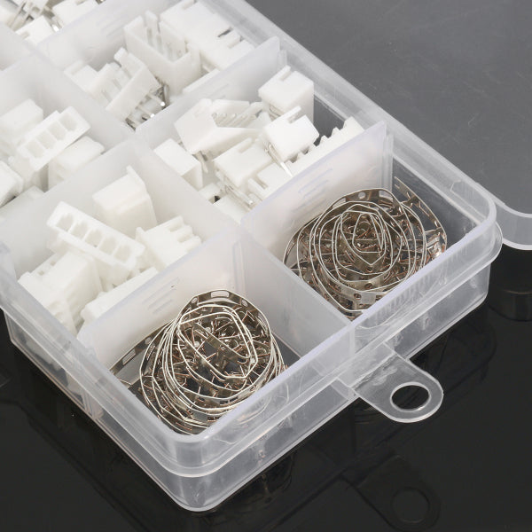 Excellway Terminals 40 Pcs 2p 3p 4p 5pin Right angle JST-XH Male Female Lipo Balance Connector