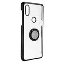 Bakeey Transparent Ring Holder Color Plating Anti-Scratch Hard PC Protective Case For Xiaomi Mi MIX 3