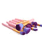 10pcs Pink Purple Soft Makeup Brushes Set Kit Eye Shadow Lips Shaping Blending Foundation Powder