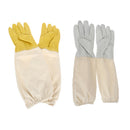 Extra Long Beekeeping Bee Work Gloves Real Goats Leather Heavy Duty Ventilated