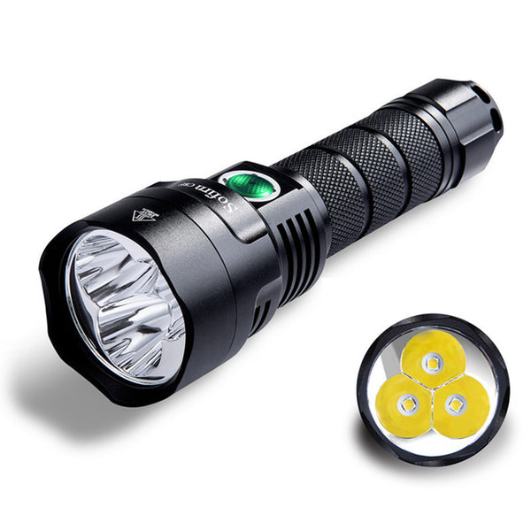 Sofirn C8F 21700 Version 3x XPL 3500LM 4 Mode Groups Torch Triple Reflector LED Flashlight Torch