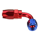 8AN AN-8 45 Degree push-on Hose End Fitting Oil Fuel Line Push On Adapter alloy