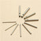 10pcs 3-7mm Diamond Hole Saw Drill Bit Set Tile Ceramic Glass Porcelain Marble Hole Saw