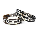 Multilayer Infinity Knot Bracelet Casual Fashion Leather Bracelets for Men Women