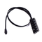 40cm 4Pin 1 to 5 4Pin Adapter Cable PWM Temperature Controlled Cooling Fan Hub Power Adapter Extension Board Lead Wire