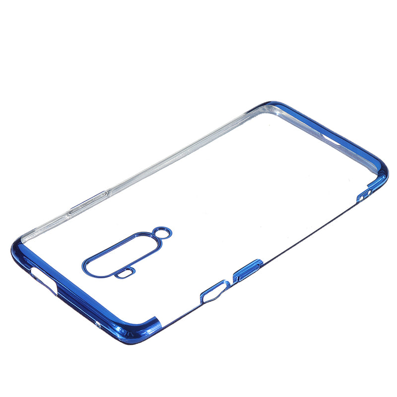 Bakeey Plating Ultra-thin Transparent Shockproof Soft TPU Protective Case for OnePlus 7T Pro