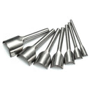 7pcs Steel Leather Craft Half Round Cutter Punch Strap Tools Belt Wallet En