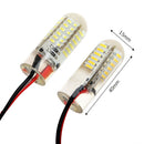 Underwater Night Lights 48 Leds Attract Fish Fishing Lighting 12V Flashing  E9Z4