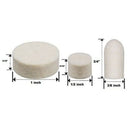 88 Pcs Wool Felt Polishing Wheels Buff Pad With Mandrel For For All Rotary  Z4K2