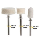 88 Pcs Wool Felt Polishing Wheels Buff Pad With Mandrel For For All Rotary  Z4K2