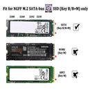 M.2 Sata Ssd To Usb 3.0 External Ssd Reader Converter Adapter Enclosure Wit F8W5