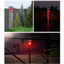 New Solar Infrared Motion Sensor Alarm With 110Db Siren Strobe Light For Ho
