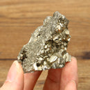 Natural Pyrite Chalcopyrite Mineral Crystals Gold Gemstone Decor Ornament 50-80g