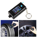 2 in 1 Mini Electronic Digital Display Tire Gauge Keychain Automobile High Precision Tread Depth Tire Pressure Gauge