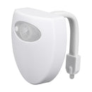 16 Colors Backlight For Toilet Bowl With Pir Motion Sensor Battery Operated