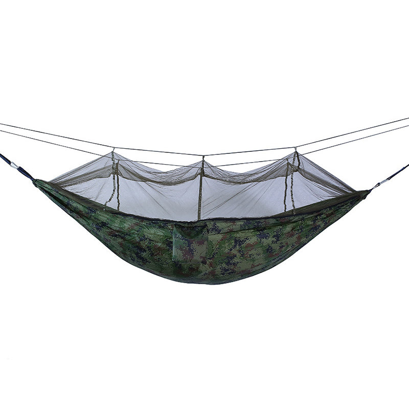 1-2 Person Outdoor Mosquito Net Parachute Hammock Portable Double Swing