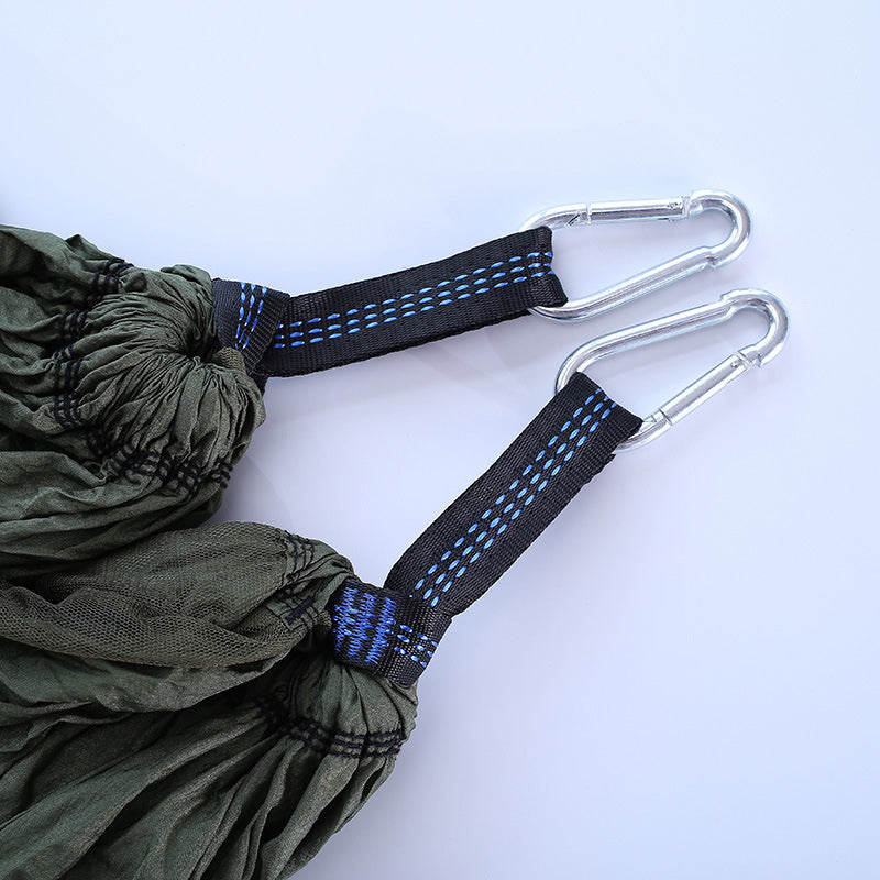 1-2 Person Outdoor Mosquito Net Parachute Hammock Portable Double Swing