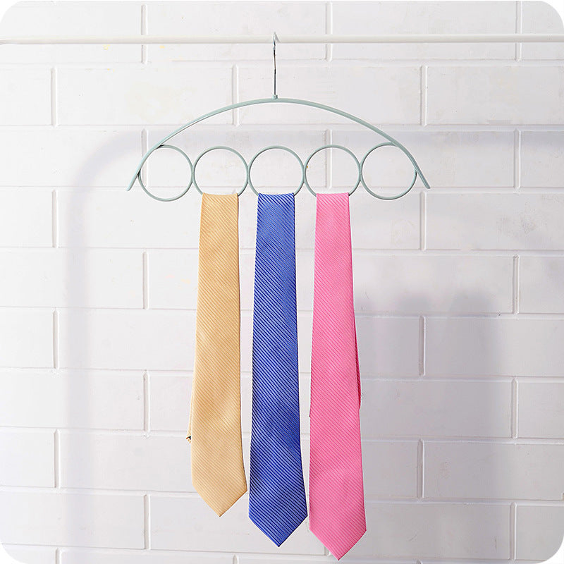 1Pc Scarf Rack Plastic Cloth Hanger Wardrobe Scarves Tie