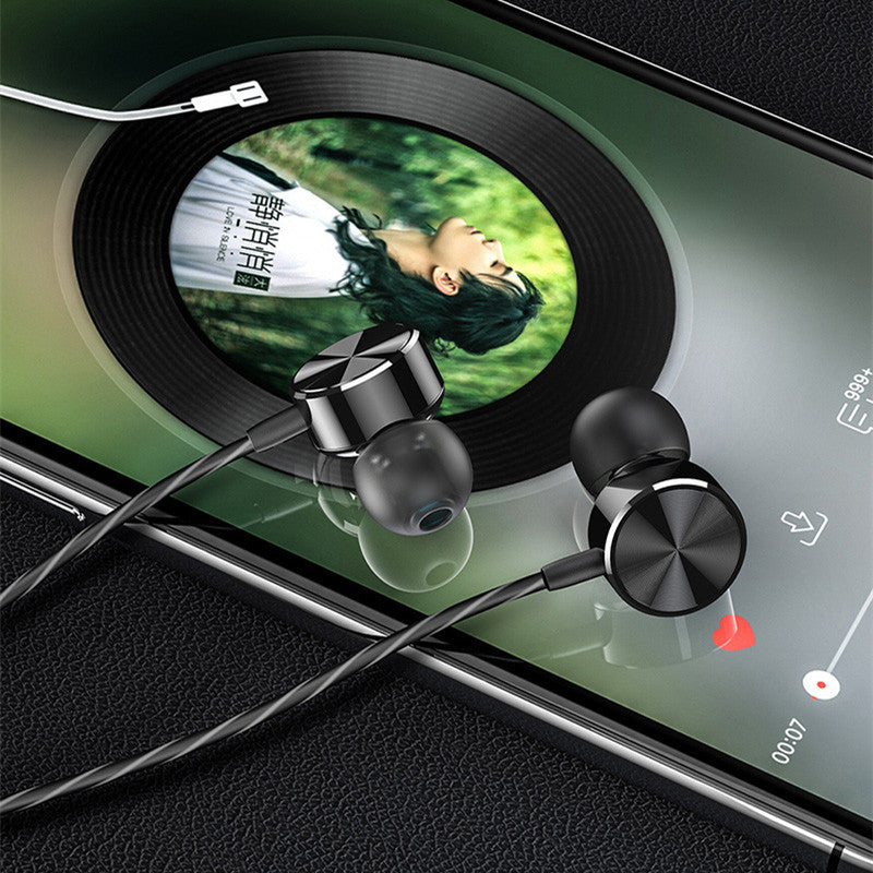 CAFELE Professional In-ear 3.5mm Wired Control Earphone Noise Cancelling Metal Heavy Bass Music Sports Earbuds for Phone