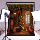 5x7FT 3x5FT Christmas Tree Gift Wall Vinyl Photography Backdrop Photo Background