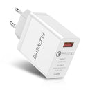 FLOVEME QC3.0 Fast Travel Wall USB Charger Adapter EU Plug For Smart Phone Tablet Camera