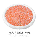 4 Packs Heavy Scrub Mop Pads Replacement For Bissell Spinwave 2039A 2124 Po