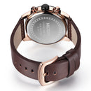 MEGIR 2047 Male Multifunction Chronograph Luminous Fashion Casual Men Quartz Watch