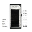 Nagaraku 16Rows/Case 7~15Mm Mix Premium Natural Synthetic Mink Individual E