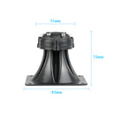 2Pc Tweeters Piezoelectric Tweeter Loudspeaker Ceramic Buzzer Treble Square E2V5