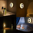 1X(Motion Sensor Light Cordless Battery-Powered Smart Sensor Led Night Ligh