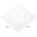 Plastic Cake Foam Spray Template Barista Stencils Decoration Tool Garland M J1C6
