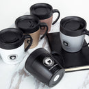 Handle Coffee Mug Stainless Steel Cups Vacuum Flask Thermo Water Bottle Adu