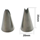 1X(13Pcs Pastry Nozzles And Coupler Icing Piping Tips Sets Stainless Steel
