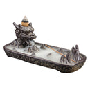 1X(Ceramic Dragon Censer Home Decor Creative Smoke Backflow Incense Burner