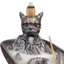 1X(Ceramic Dragon Censer Home Decor Creative Smoke Backflow Incense Burner