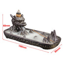1X(Ceramic Dragon Censer Home Decor Creative Smoke Backflow Incense Burner