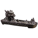 1X(Ceramic Dragon Censer Home Decor Creative Smoke Backflow Incense Burner