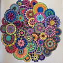 1X(Diamond Embroidery Flowers Mandala Abstract Diy Diamond Painting Pattern