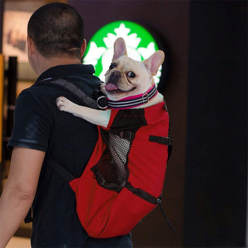 Double Shoulder Pet Carrier Backpack Adjustable Pet Front Cat Dog Carrier Travel
