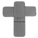 Grey Microfiber Pet Dog Kids Couch Sofa Furniture Protector Cover Strap Waterproof Chair Covers