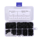 Nylon Flat Round Plastic Washer M2 M2.5 M3 M4 M5 M6 M8 Assortment Kit Black P9T3