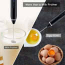 Rechargeable Milk Frother Handheld 3-Speed Adjustable For Latte Coffee Capp L4R7
