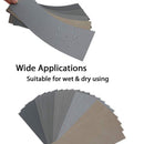 20Pcs Wet Dry Sandpaper, High Grit 1000/2000/3000/5000/7000 Sandpaper Sheet