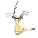 IPRee Mini Camping Stove Outdoor BBQ Picnic Cooking Stove Portable Ultralight Brass Folding Gas