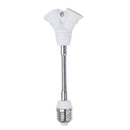 E27 to Two E14 18cm Flexible Extension LED Bulb Lamp Holder Converters Adapter Socket AC100-230V