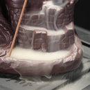 1X(Ceramic Backflow Incense Burner Censer Home Decor Dragon Incense Holder