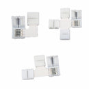 5 Pin RGBW L/T/+ Shape Corner Connector for 12mm Width LED Strip