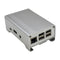 Black / Silver Aluminum Alloy Protective Case + Cooling Fan + Heatsink Kit For Raspberry Pi 3B