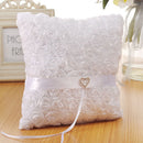 1X(Bride To Be Wedding Ring Pillow For Wedding Decoration 20X20Cm Rose Hear