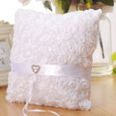 1X(Bride To Be Wedding Ring Pillow For Wedding Decoration 20X20Cm Rose Hear